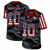 Nike San Francisco 49ers 10 Garoppolo 2020 USA Camo Salute to Service Limited Jersey zhua,baseball caps,new era cap wholesale,wholesale hats